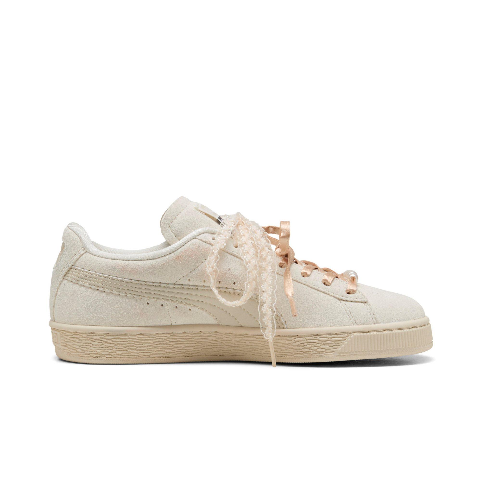 PUMA Suede Bloom "Cream/Tan" Women's Shoe - CREAM